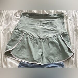 Maternity Women's Athletic Shorts - pair of Green